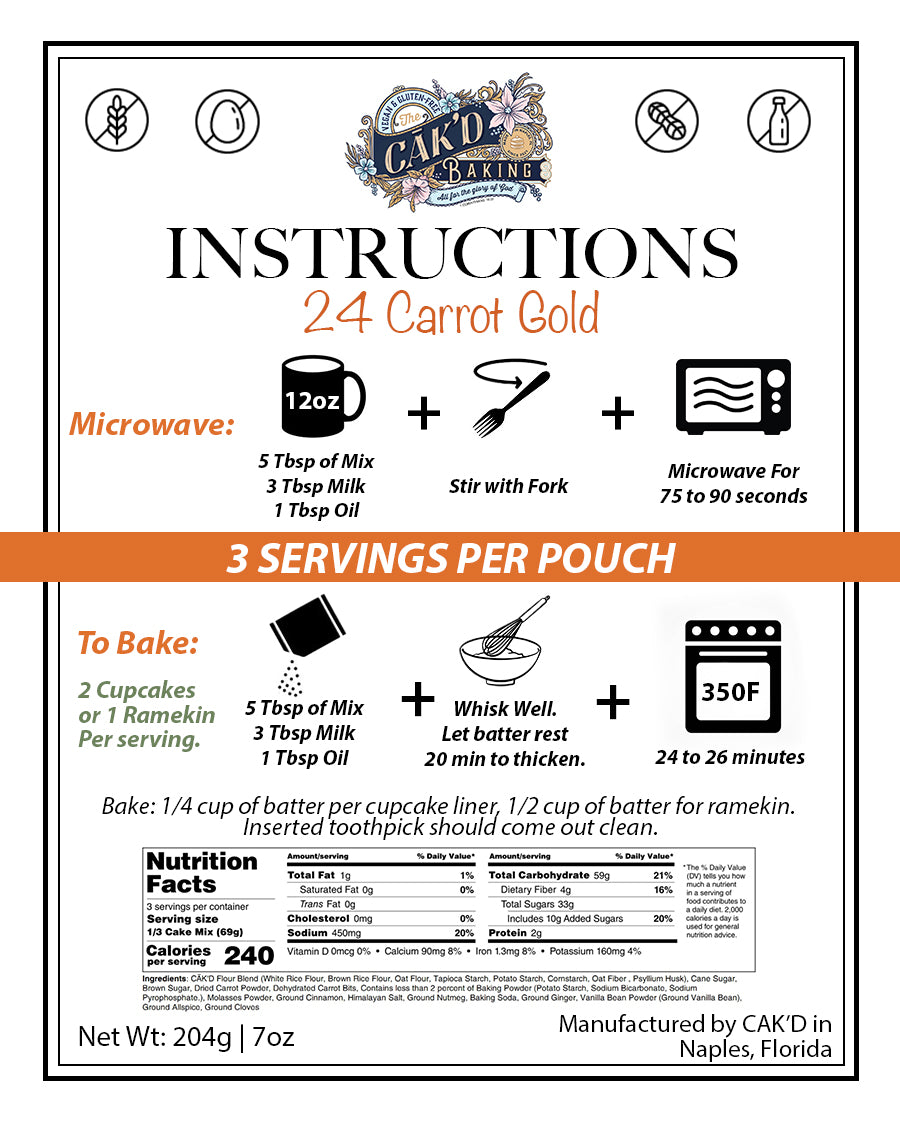 24 Carrot Gold Flavor