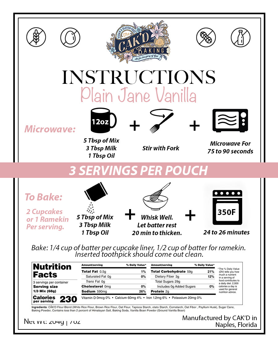 Plain Jane Vanilla Flavor