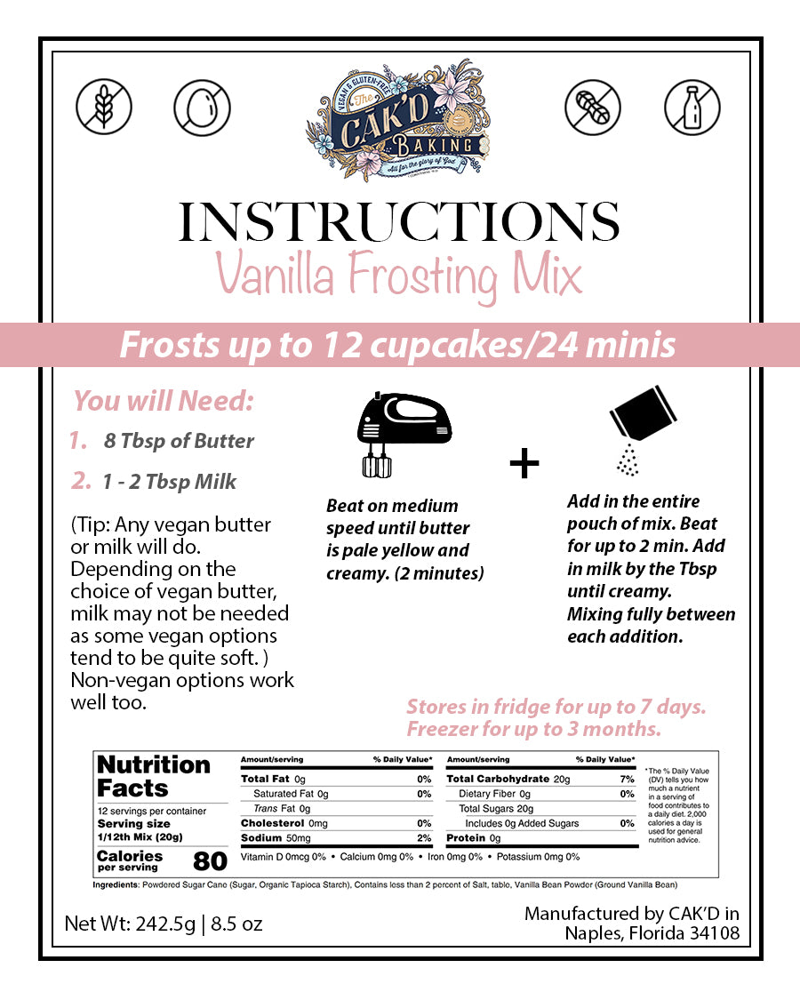 Vanilla Frosting Mix