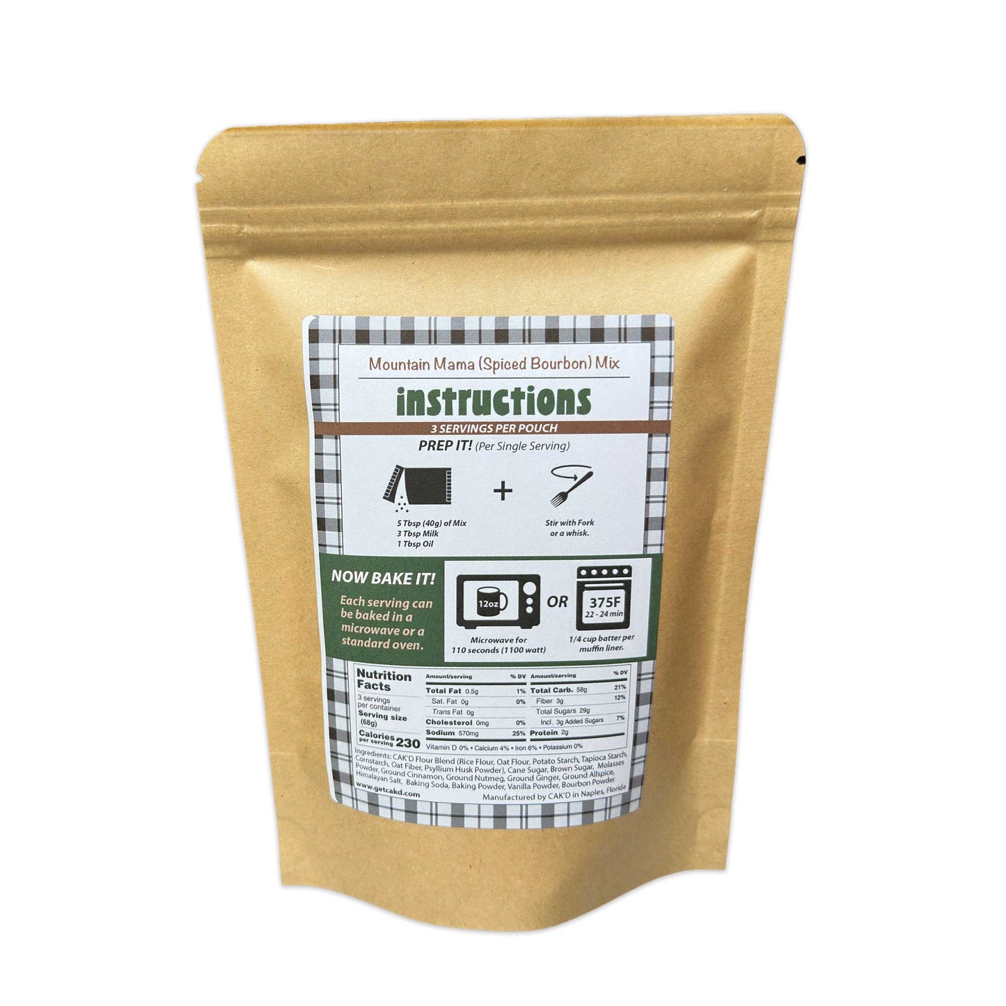 Mountain Mama (Spiced Bourbon Flavor)